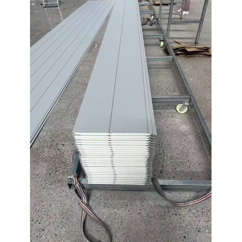 Gray Water Pattern Textured Polyurethane Sandwich Panel for Exterior Walls