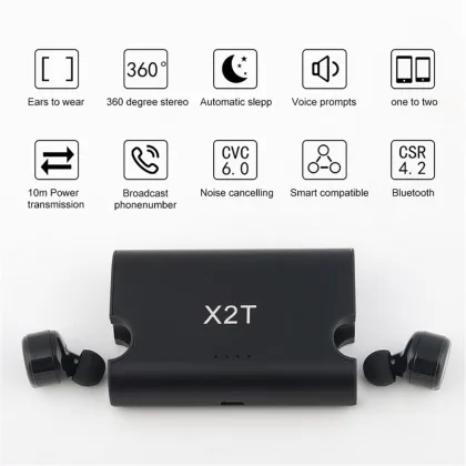 True Wireless Earbuds Bluetooth Headphones