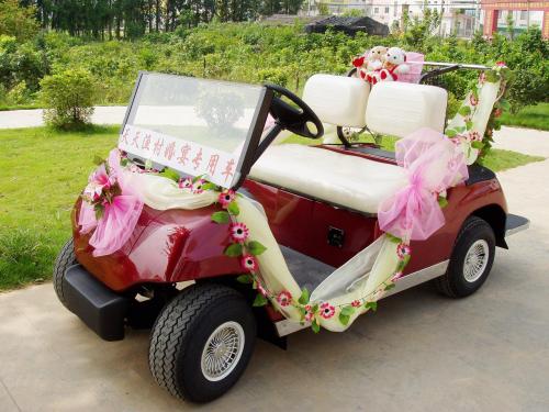 Wholesale 2 Seater Electric Golf Car Wedding Car