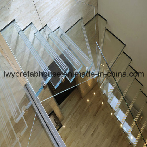 Anti impacto de cristal templado/laminado escalera (LWY-TG09)