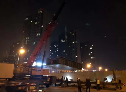 Easy installation heavy steel bridge railway bridge