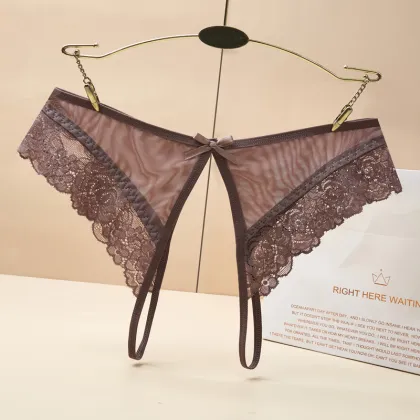 High-Quality Low Waisted Lace Thong Underwear for Women