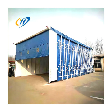 Customized Folding Retractable Paint Spray Booth for Truck Painting