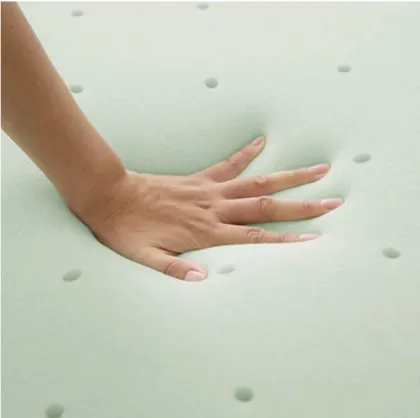 3" Green Tea Memory Foam Topper Queen