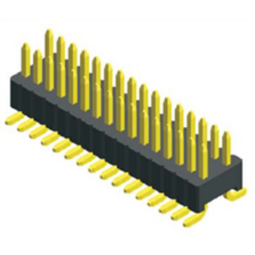 Контактный разъем 1,27X2,54 мм, тип SMT, двухрядный