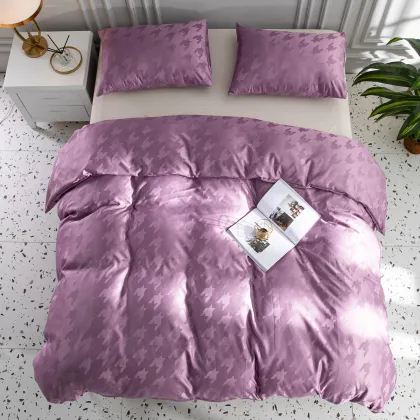 luxury jacquard bedding set 4 piece