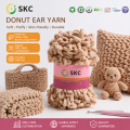 OEM ODM Çevre Dostu Uster Test Edilmiş Pamuk Akrilik Donut Kulak Ipliği Yumuşak Kabarık El Yapımı DIY Battaniye El Örgü Nakış