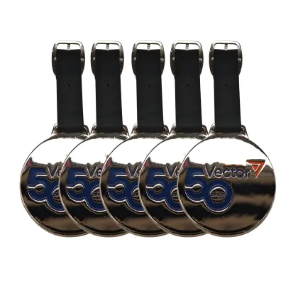 Metal Hard Enamel ID Tag for Golf Bags