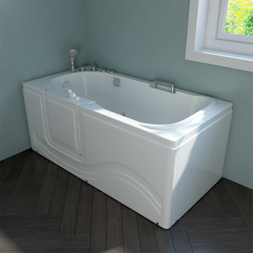 Walk in tub combo bathtub with seat shower