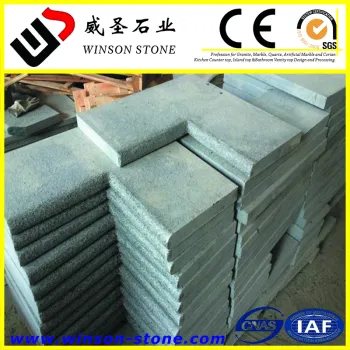 black granite China Impala Black Seasame Black swimming pool coping, paver, surround