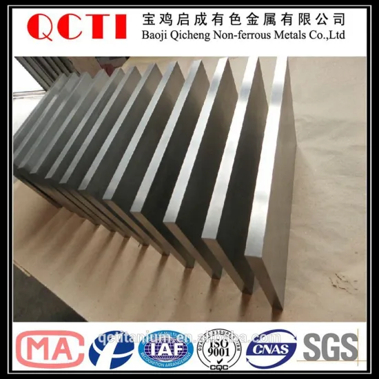 pure titanium plate10-50mm thick titanium square sheet