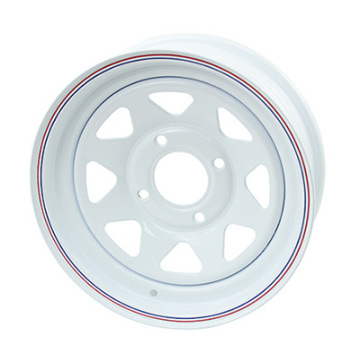 6 Lug 16 Inch Painting White Trailer Wheel