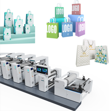 Automatic In-Line 6 Colors Flexographic Printing Machine for PVC, BOPP, CPP Paper