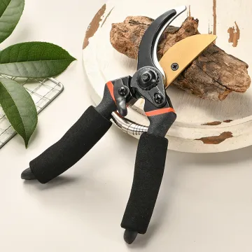 8" Steel Bypass Gardening Shears - Pruning Shears for Garden Scissors & Tree Trimmers