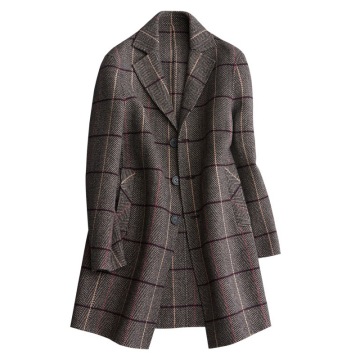 Men's Plaid Wool Jacket Factory Wholesale Custom