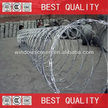 Razor barbed wire mesh