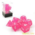 Bescon+Intensive+Glitter+Dice+7pcs+Set+PINK+PRINCESS%2C+Novelty+RPG+Dice+Set+d4+d6+d8+d10+d12+d20+d%25%2C+Brick+Box+Packaging