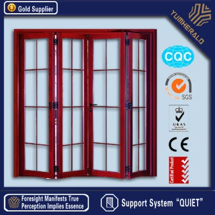 Aluminium glazing folding door systems