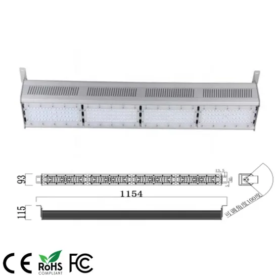 Shenzhen Factory Meanwell Driver 4FT 1154MM 200W IP65 LED Linear High Bay Lamp