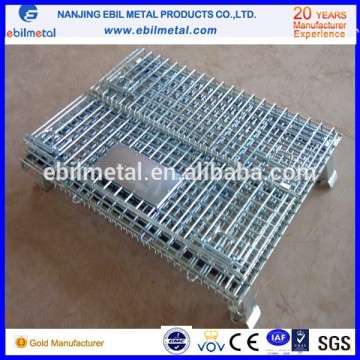 industrial stackable storage wire mesh containers