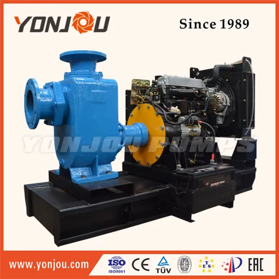 6 inch protable diesel engine driven water pump