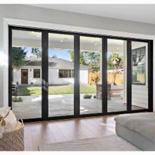 Luxury Aluminum Double Glass Sliding Doors