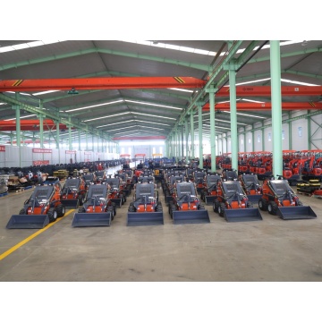Small Crawler Skid Steer Loader with Backhoe Attachment