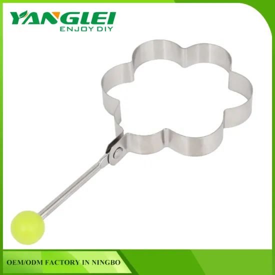 Factory Direct Prices best value DIY Plum-shaped Stainless Steel Fried Egg Shaper