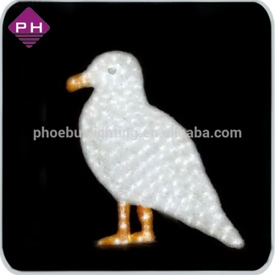 3D seagull garland with LED inside and outside christmas light, festoon christmas lighting