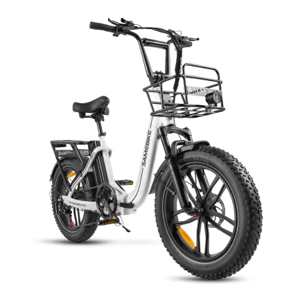 SAMEBIKE US Warehouse Fat Tire C05 Pro Electric Folding Bike