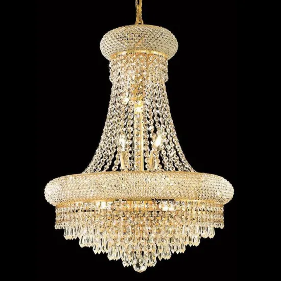 Modern Crystal Chandelier Lighting for Hotel Projects in Zhongshan Factory