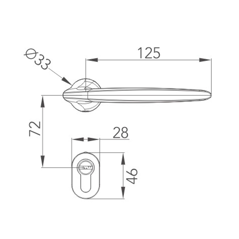 Минималистский сплит Minimalist split lock