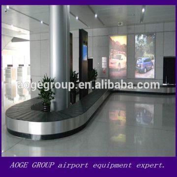 Injector/collector/input baggage belt transport conveyor