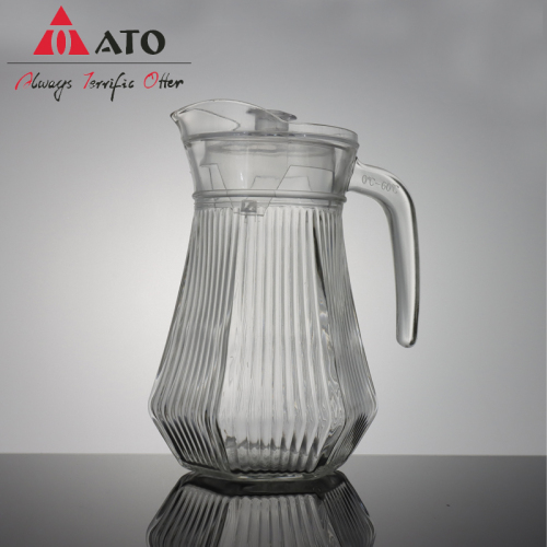 ATO resistente ao calor Ice água arremessadora de vidro de vidro jarro de vidro de vidro