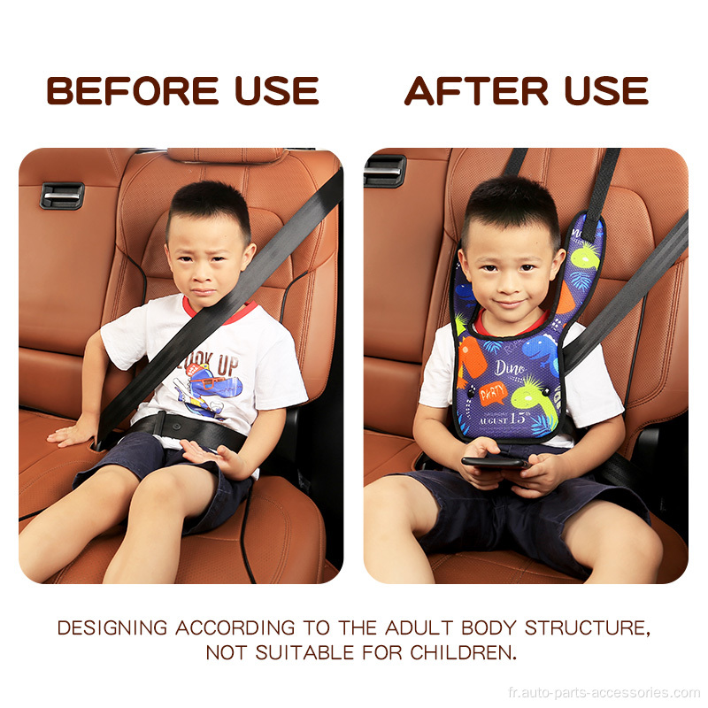 Ajustement de la ceinture de sécurité de la voiture Fasthion pour les ceintures de protection pour enfants