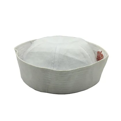 Custom Cotton Sailor Hat with Embroidered Logo