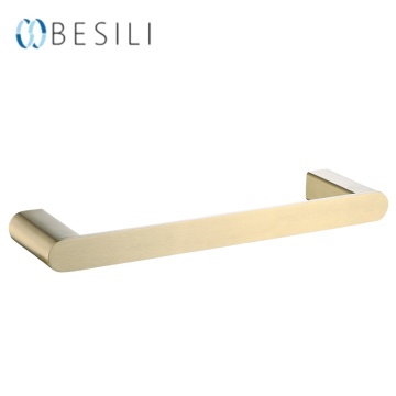 High-Quality Brushed Gold Bathroom Wall-Mounted Towel Ring