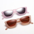 Persönlichkeit Süßigkeitenfarbe Dreieck Katzenauge Sonnenbrille Modetrendy-Sonnenbrille