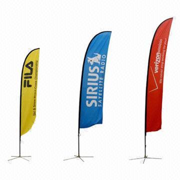 Flying Flag Banner Stand, Carbon Fiber Pole