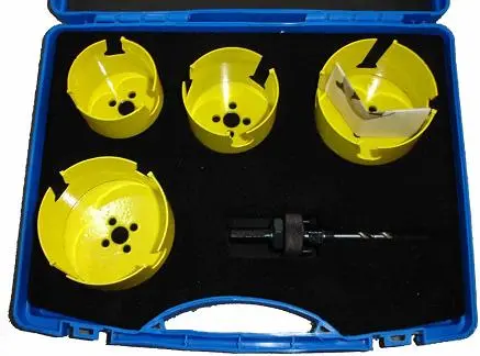 5PC Carbide Tipped Hole Saw Kit