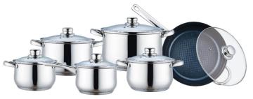 12 pieces Cook pots with flat knob