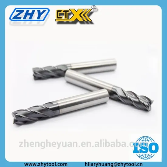 ZHY-cutting tools 2 flutes coating carbide ball nose end mills