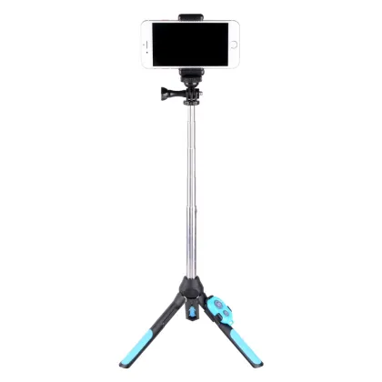 mini selfie stick with remote tripod selfie stand