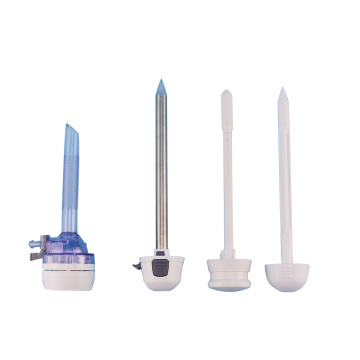 Disposable Endoscopic Trocar Cannula with blade