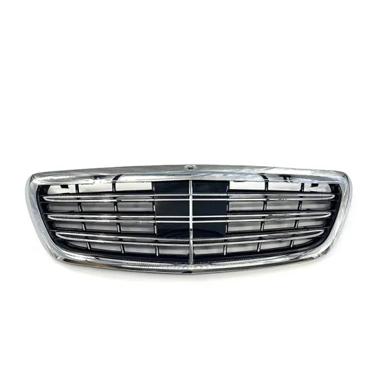 Wholesale S63 Style Silver Front Grille Bumper for BENZ W222 2014-2022