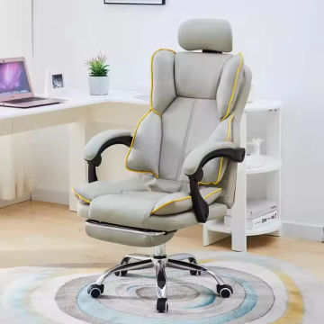 Rotating PU Leather Gaming Office Chair