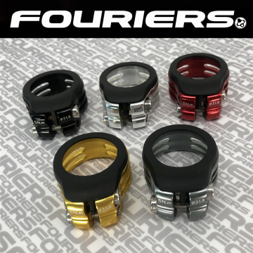 FOURIERS Bike Seatpost Clamp Road mountain bike seatpost clamp MTB aluminum alloy bicycle seatpost clamp 31.8/34.9mm