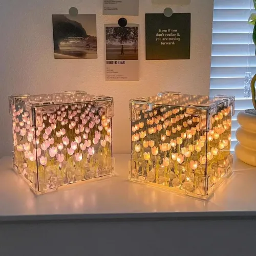 DIY TULIP Night Light: уникальная лампа для декора спальни