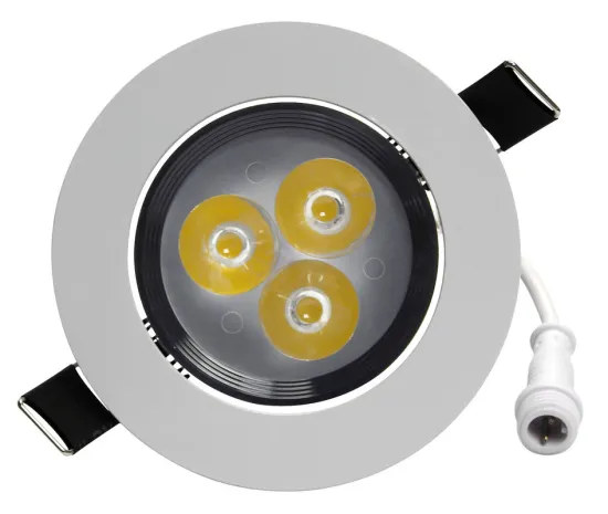 Dimmable 3watt Recessed Led Downlight 270lm For Office , Market , Hospital