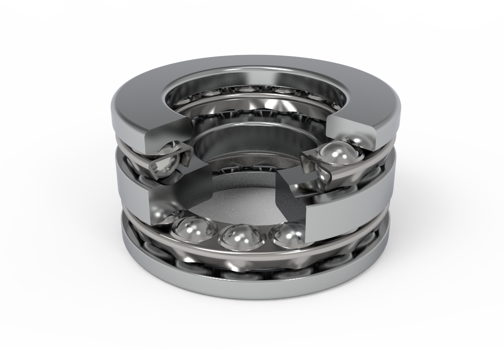 بلبرینگ دو طرفه رانش با حلقه صندلی تخت